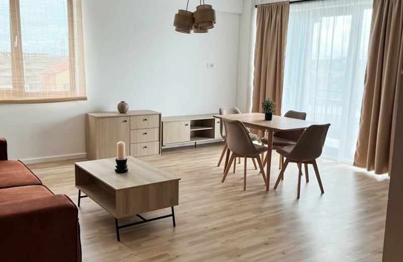 Rental of a cozy 2-room Japanese-style apartment, 58 m², Mamaia, Constanța, Romania